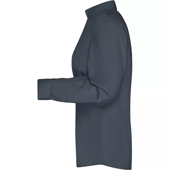 James & Nicholson modern fit women's shirt, Carbon Grey, large image number 3