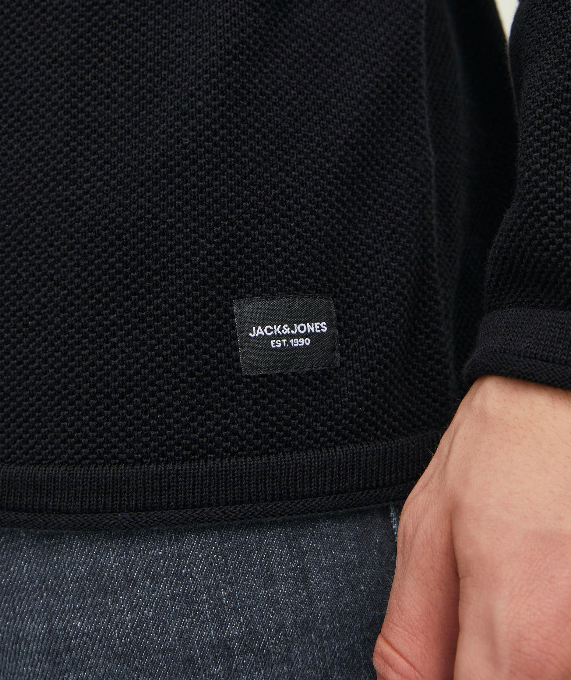 Jack & Jones JJEHILL knitted turtleneck sweater, Black, large image number 4