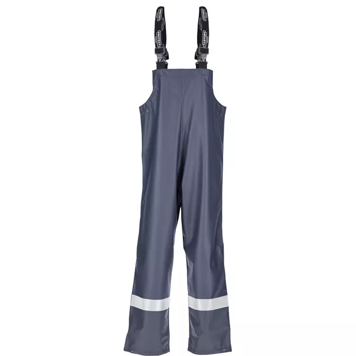Kramp Protect rain bib and brace trousers, Marine Blue, large image number 1