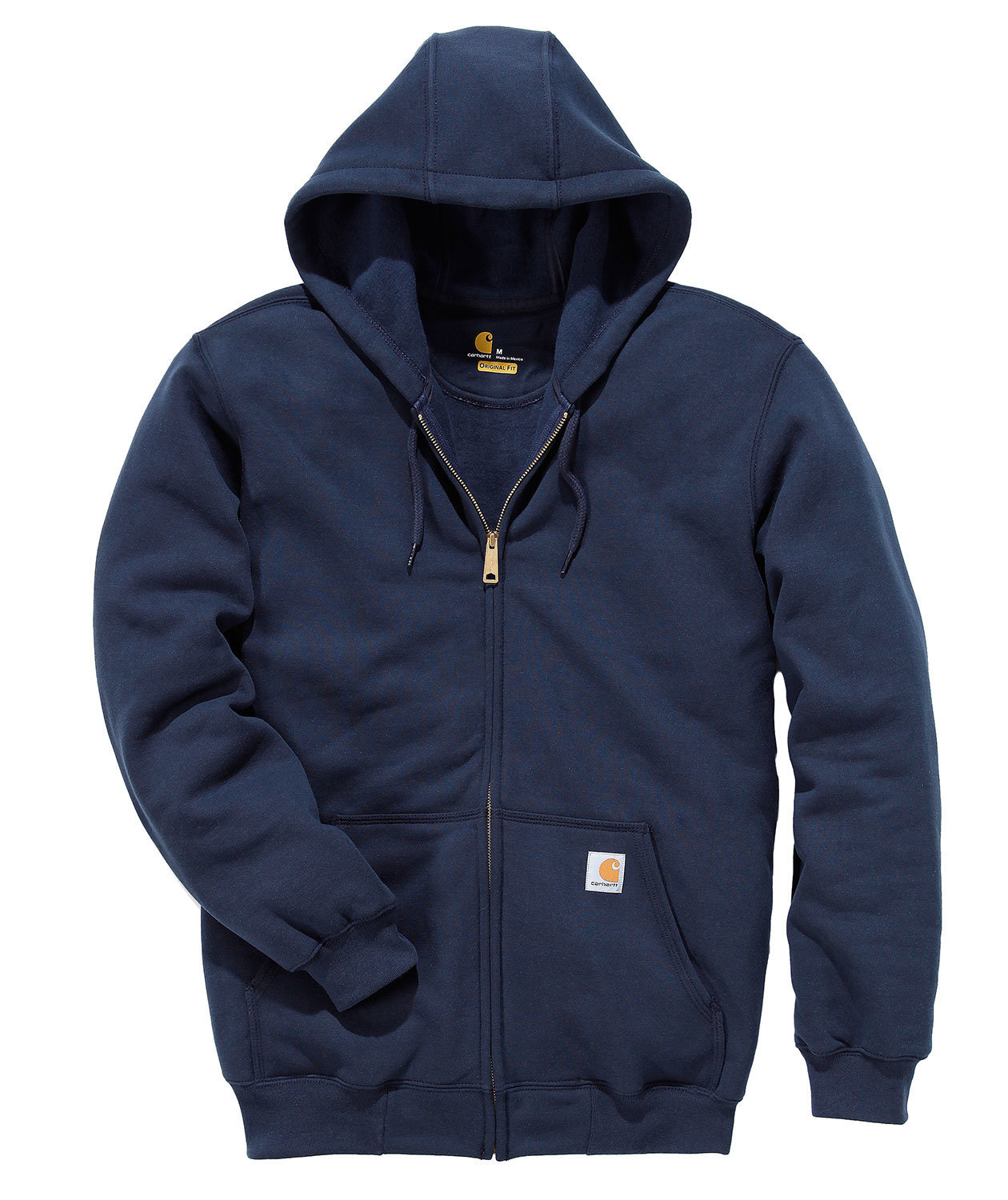 Carhartt Marquette h&aelig;ttetr&oslash;je med lynl&aring;s, New Navy, New Navy, swatch