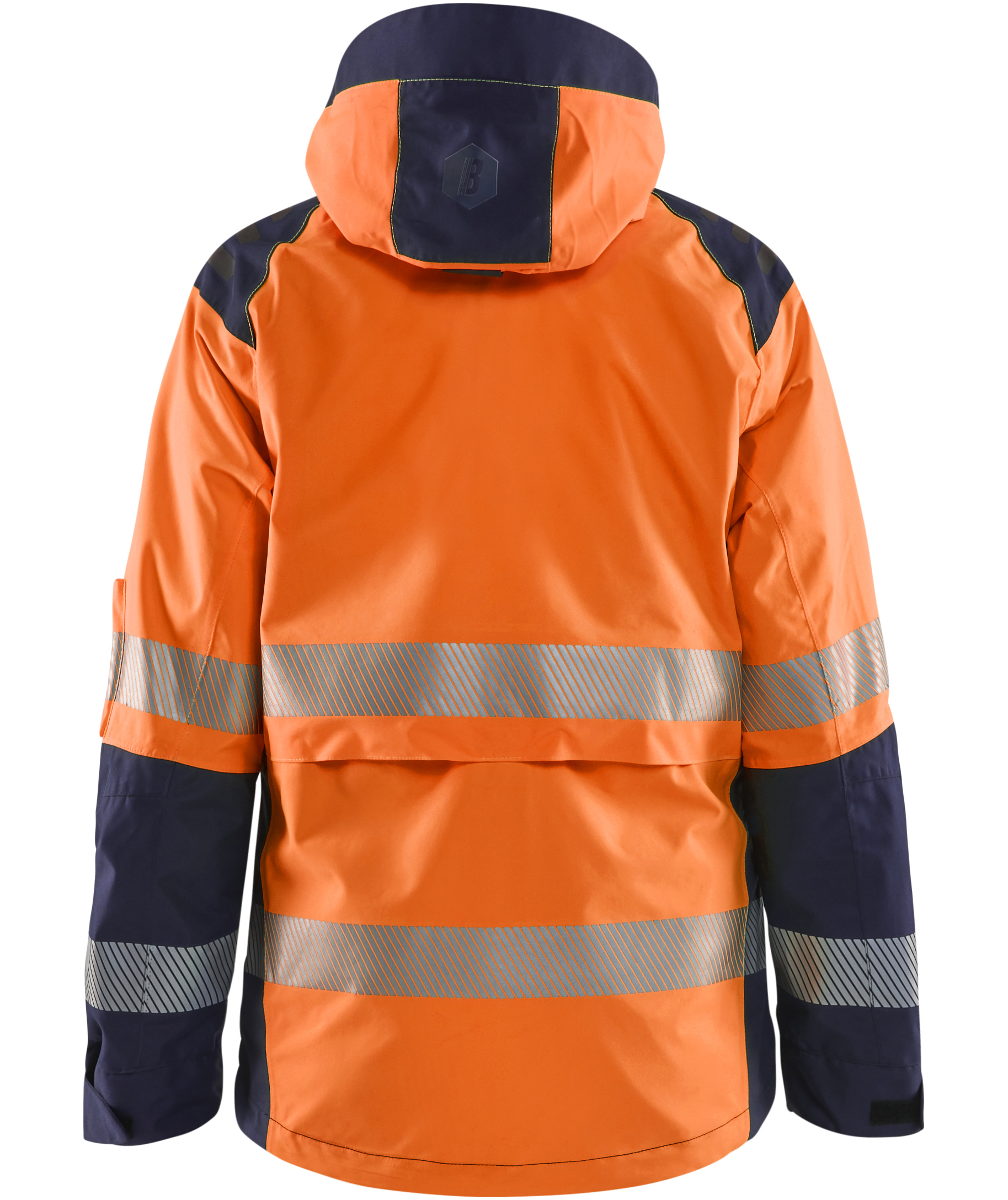 Bl&aring;kl&auml;der women's shell jacket, Hi-Vis Orange/Navy, large image number 2