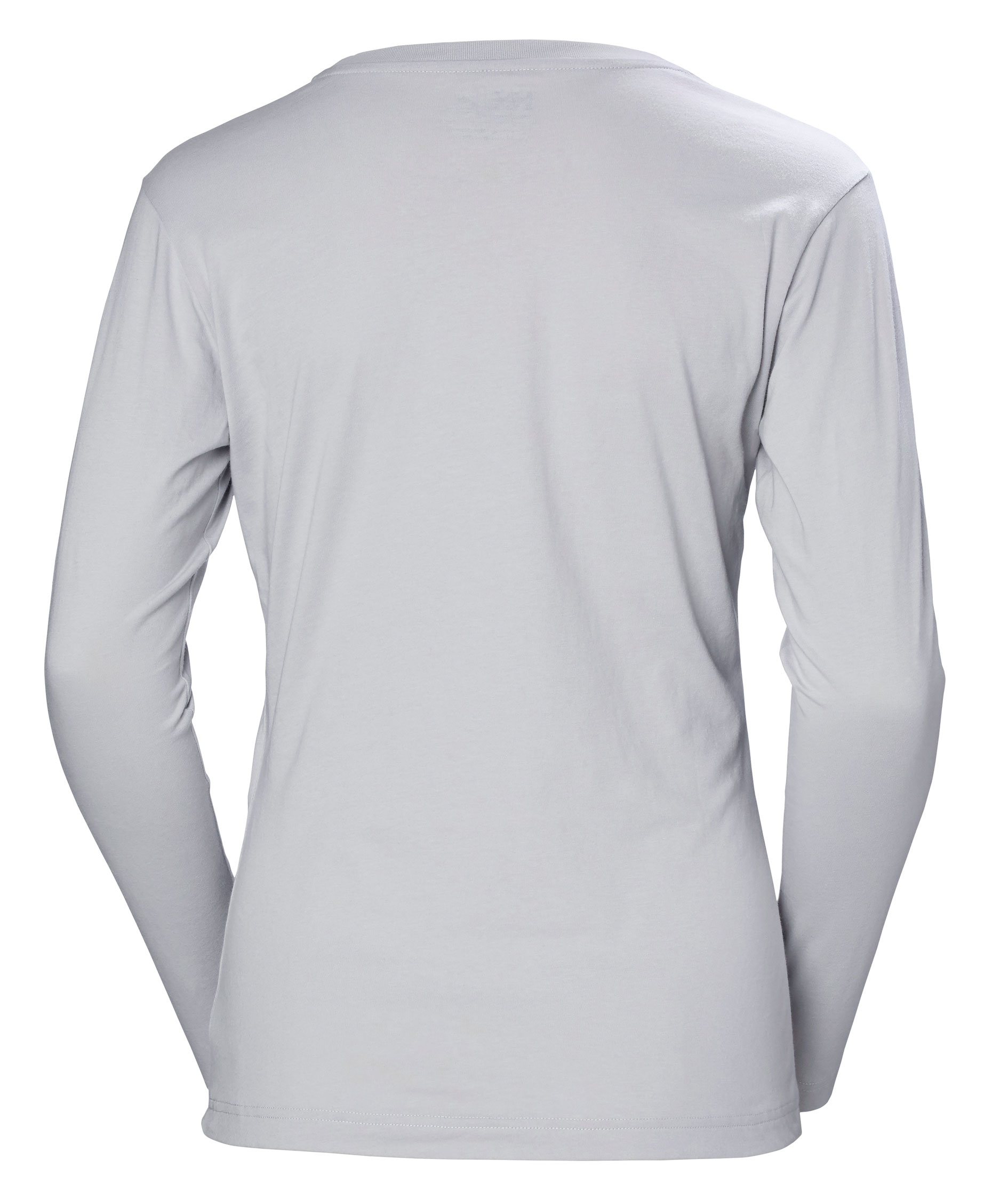 Helly Hansen Classic l&aring;ng&auml;rmad T-shirt dam, Grey fog, large image number 2