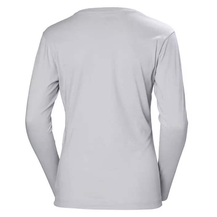 Helly Hansen Classic langermet T-skjorte dame, Grey fog, large image number 2