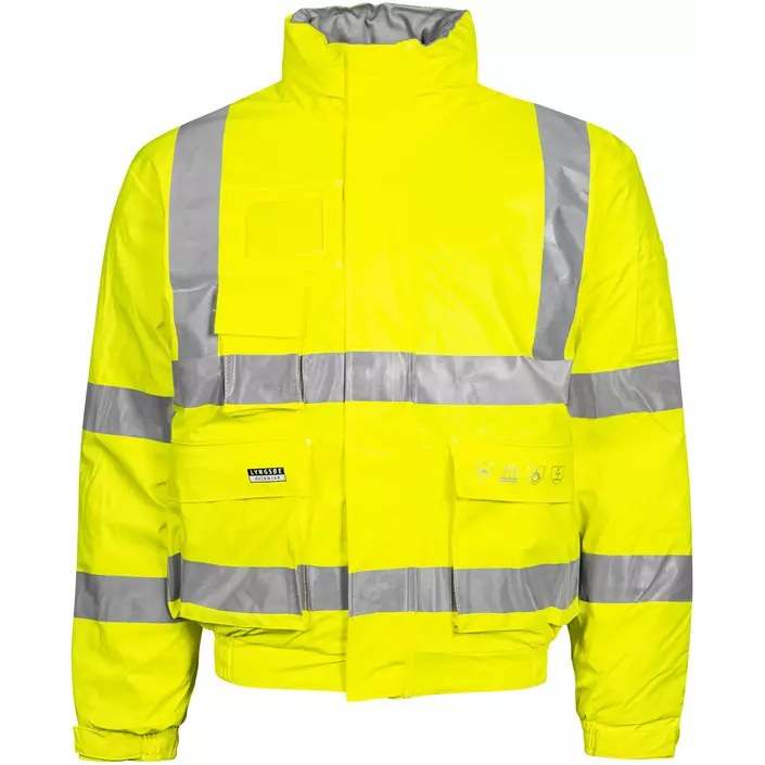 Lyngsøe PU winter jacket, Hi-Vis Yellow, large image number 0
