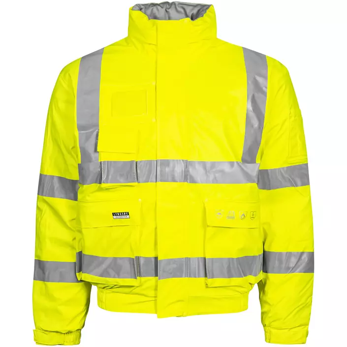 Lyngsøe PU winter jacket, Hi-Vis Yellow, large image number 0