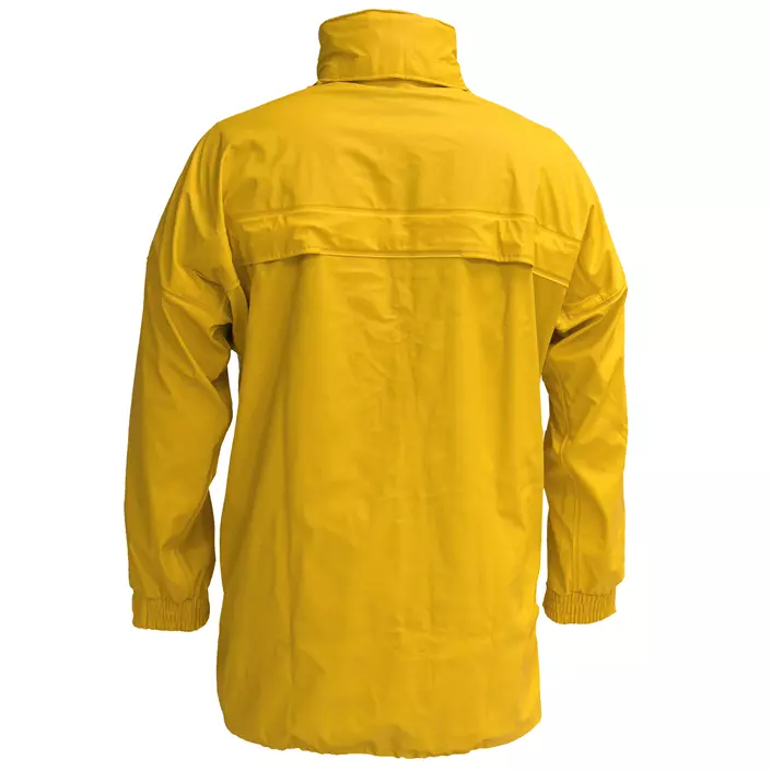 Ocean PU Comfort Stretch PU rain jacket, Yellow, large image number 1