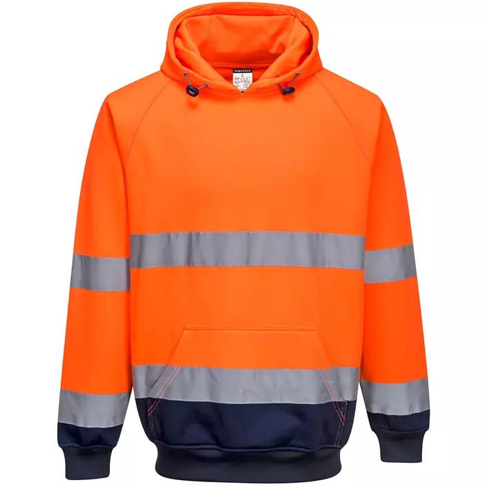 Portwest sweatshirt, Varsel Orange/Marinblå, large image number 0
