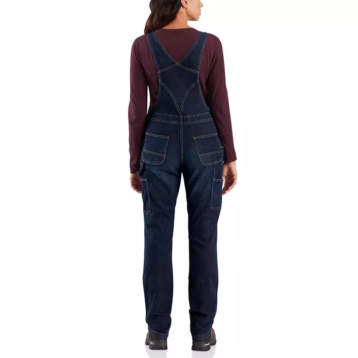 Carhartt Denim Double Front dameoverall, Midnight Blue, large image number 2