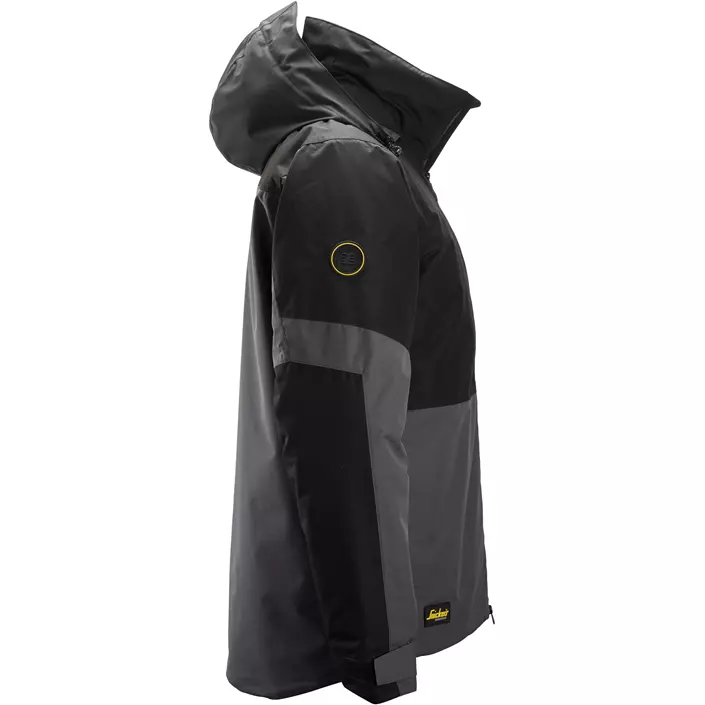 Snickers AllroundWork Winterjacke, Steel Grey/Black, large image number 2