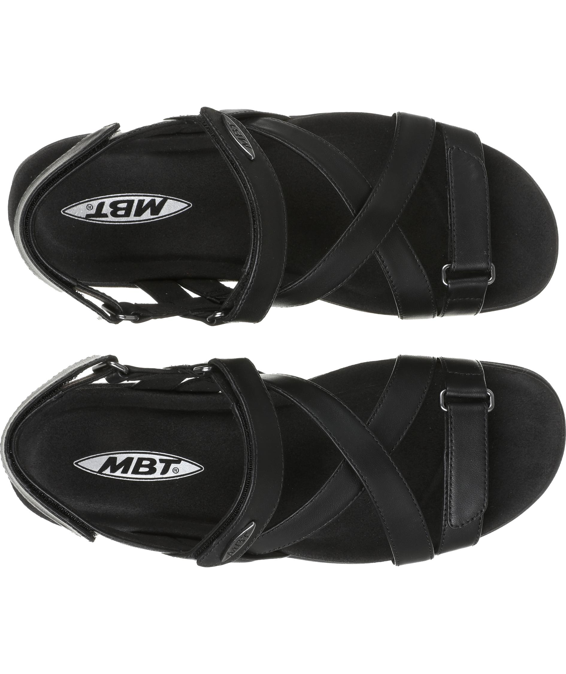 MBT Kiburi dame sandaler, Black, large image number 3