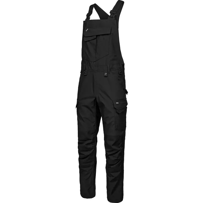 Engel Entire hängselbyxa, Black, large image number 5