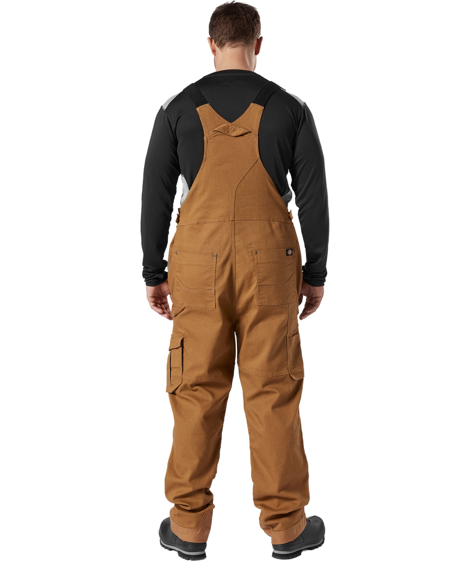 Dickies TechDuck h&auml;ngselbyxa, Rinsed Brown Duck