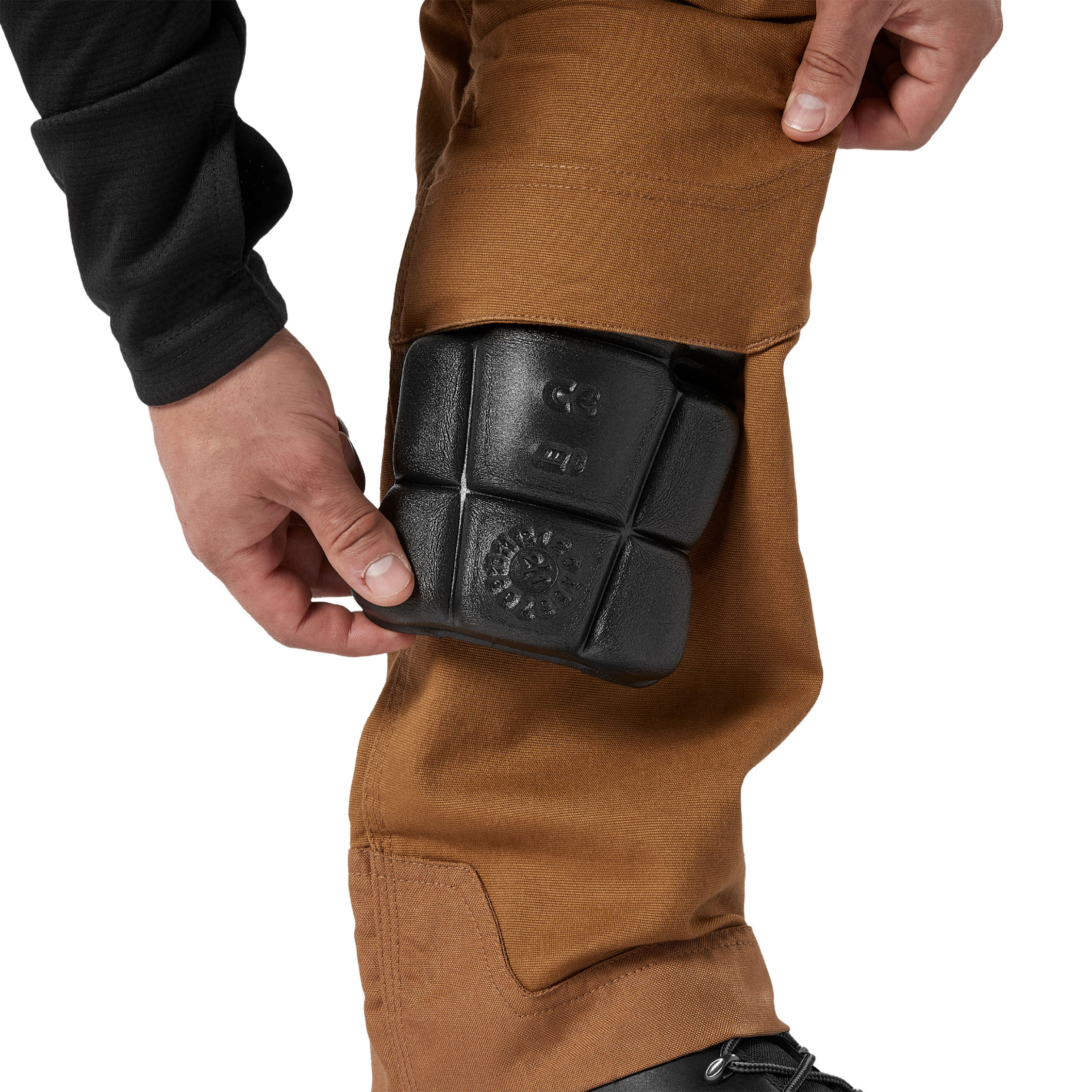 Dickies TechDuck Latzhose, Rinsed Brown Duck, large image number 7