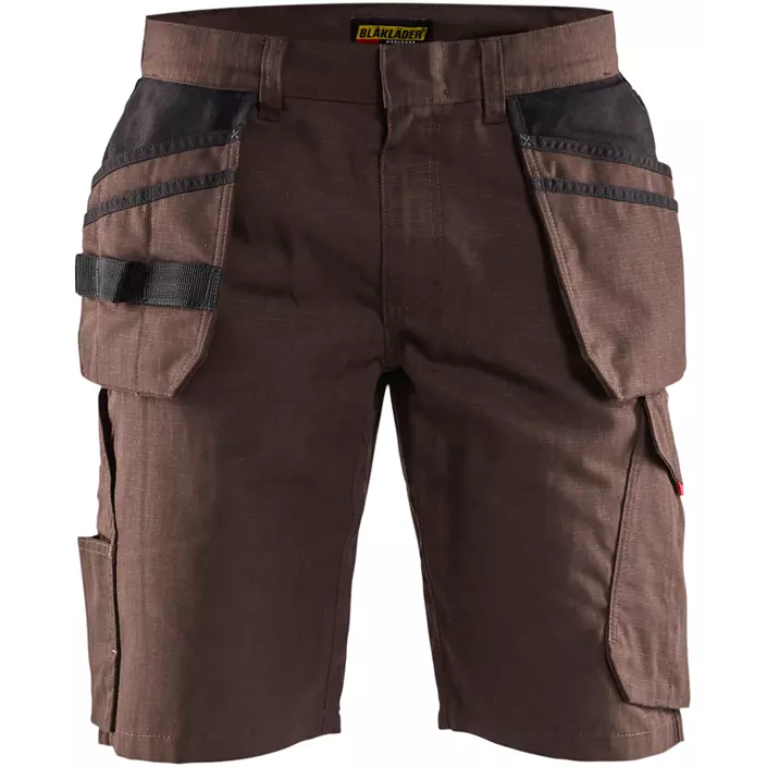 Blåkläder Unite craftsman shorts, Brown/Black, large image number 0