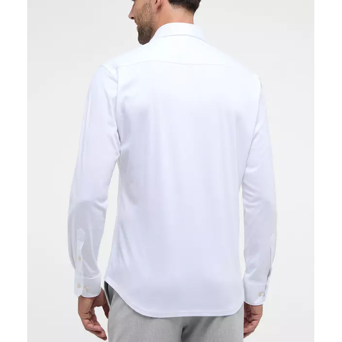 Eterna Soft Tailoring Jersey Modern fit skjorte, White , large image number 2