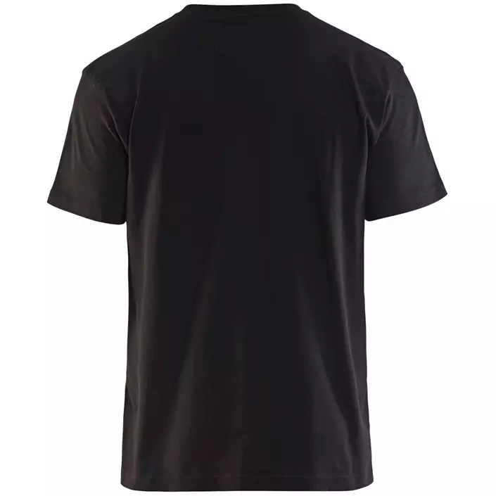 Blåkläder Unite T-Shirt, Schwarz/Hi-Vis Gelb, large image number 2