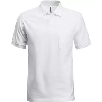 Fristads Acode Heavy Polo T-shirt, Hvid