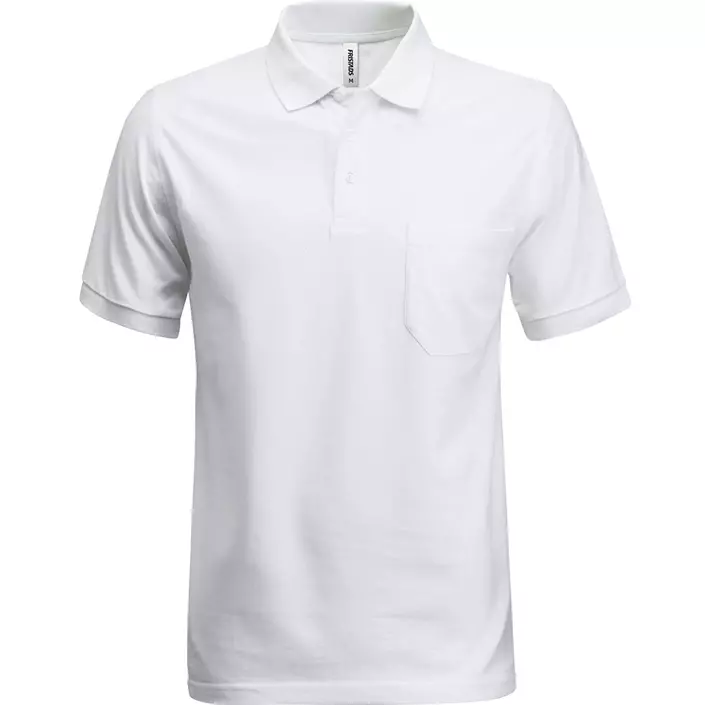 Fristads Acode Heavy polo shirt, White, large image number 0