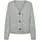 Vero Moda VMBOOM Damen Strick Cardigan, Light Grey Melange, Light Grey Melange, swatch