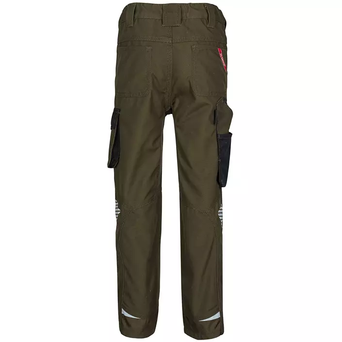 Engel Galaxy work trousers for kids, Moss/Black, large image number 1
