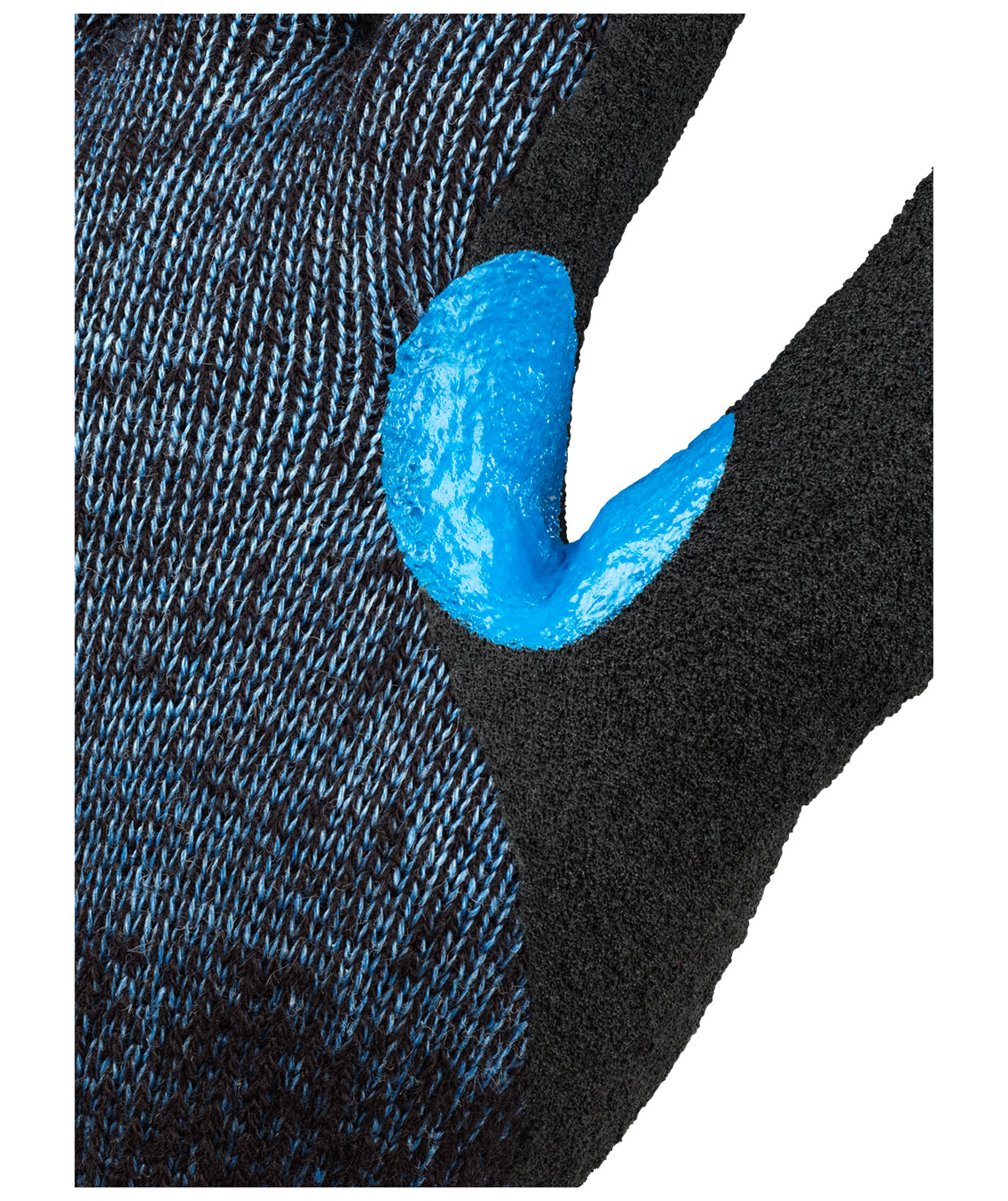 Tegera 8830R wintergloves with cut resistance Cut D, Blue/Black, large image number 1