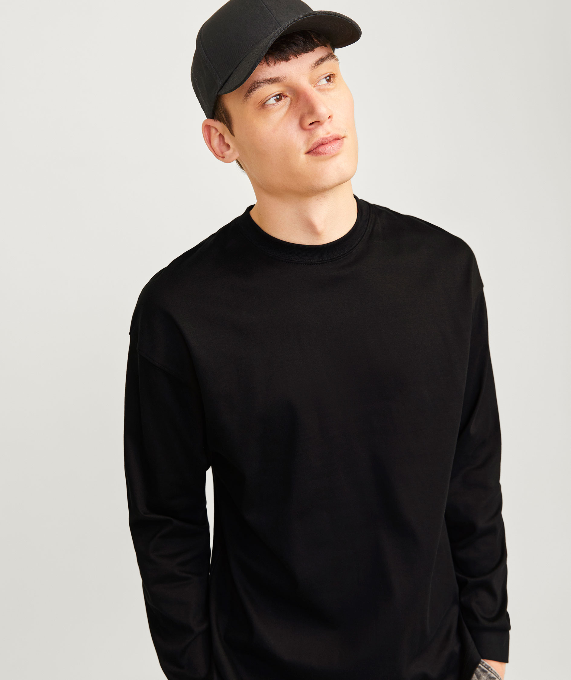 Jack & Jones JJEURBAN EDGE long-sleeved T-shirt, Black, large image number 6