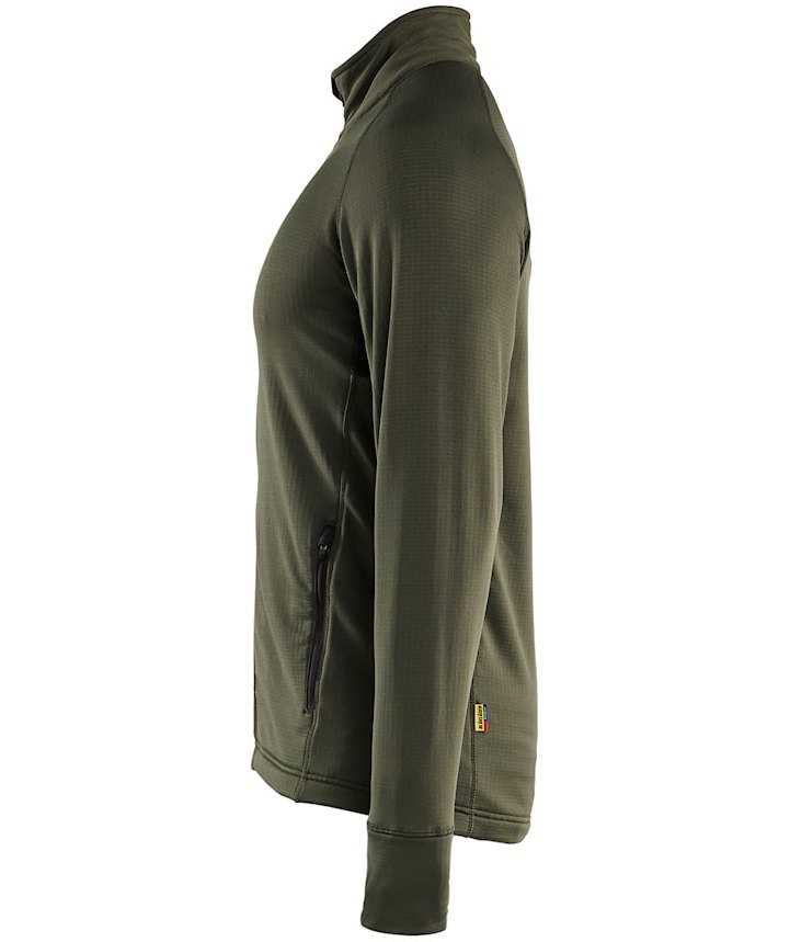 Bl&aring;kl&auml;der Striker fleecetr&oslash;je, Skovgr&oslash;n, large image number 3