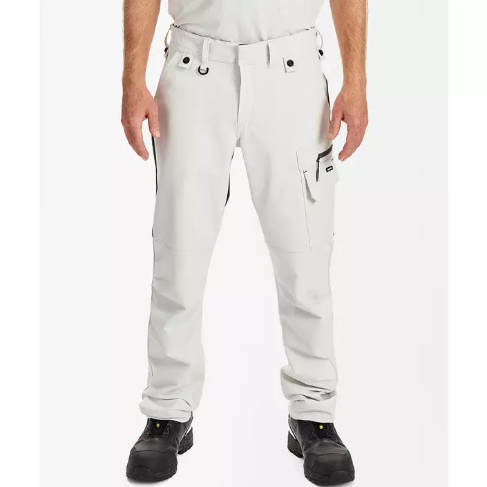 Engel Entire servicebyxa full stretch, Bone White/Anthracite Grey, large image number 1