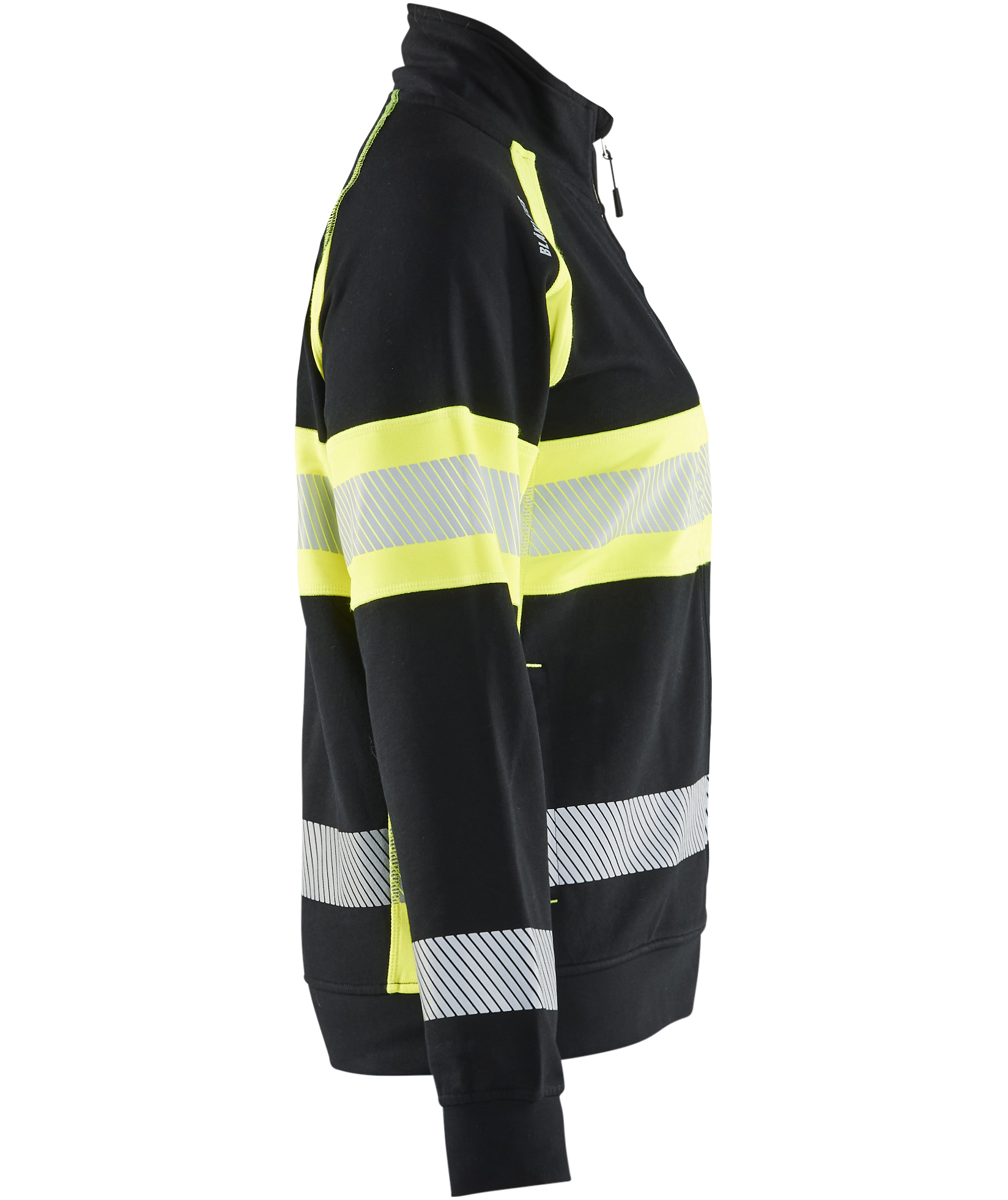 Bl&aring;kl&auml;der Damen Cardigan, Schwarz/Hi-Vis Gelb, large image number 3