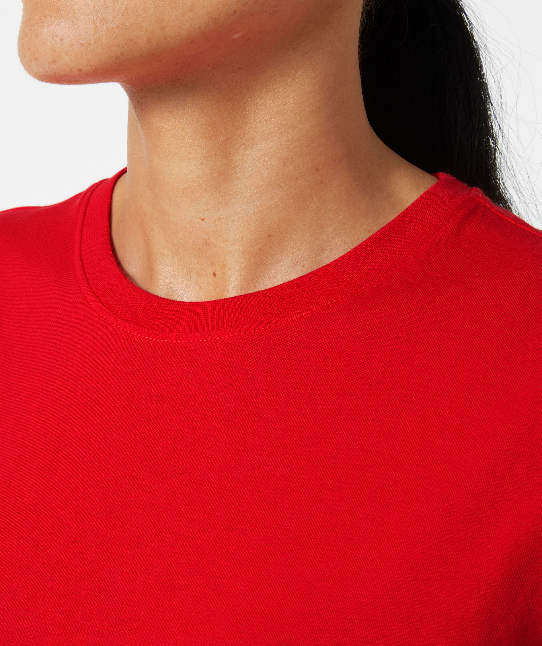 Helly Hansen Classic dame T-shirt, Alert red, large image number 4