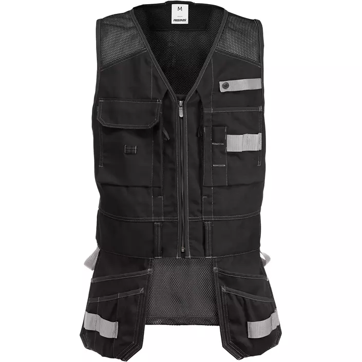 Fristads Gen Y craftsman vest 5905, Black, large image number 0