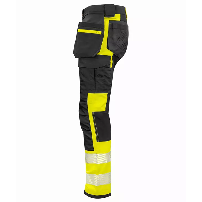 ProJob craftsman trousers 6540, Hi-vis Yellow/Black, large image number 3