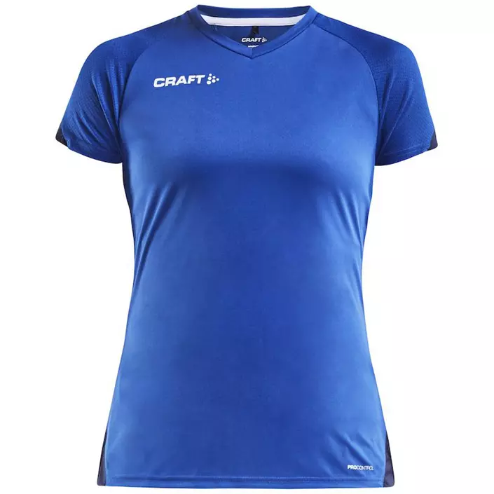Craft Pro Control Impact dame T-shirt, Navy/Club cobolt, large image number 0