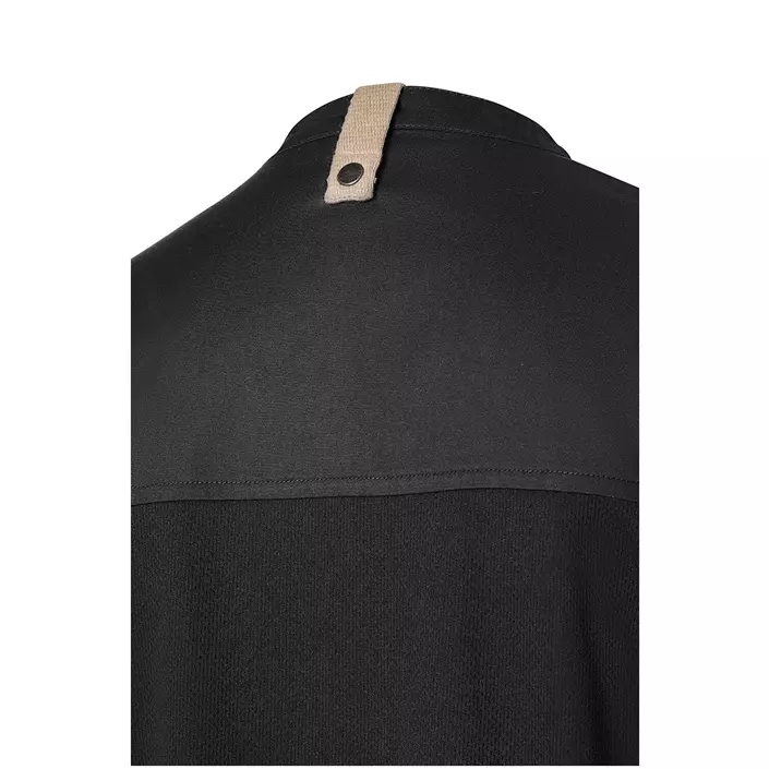 Karlowsky Green-Generation short sleeved chefs jacket, Black, large image number 5