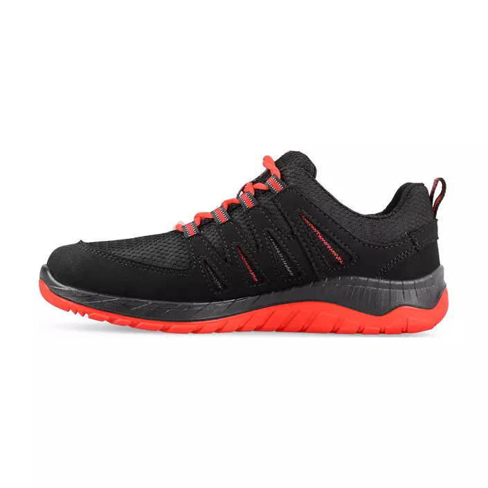 2nd qaulity product Elten Maddox Black-Red Low work shoes O2, Black/Red, large image number 2