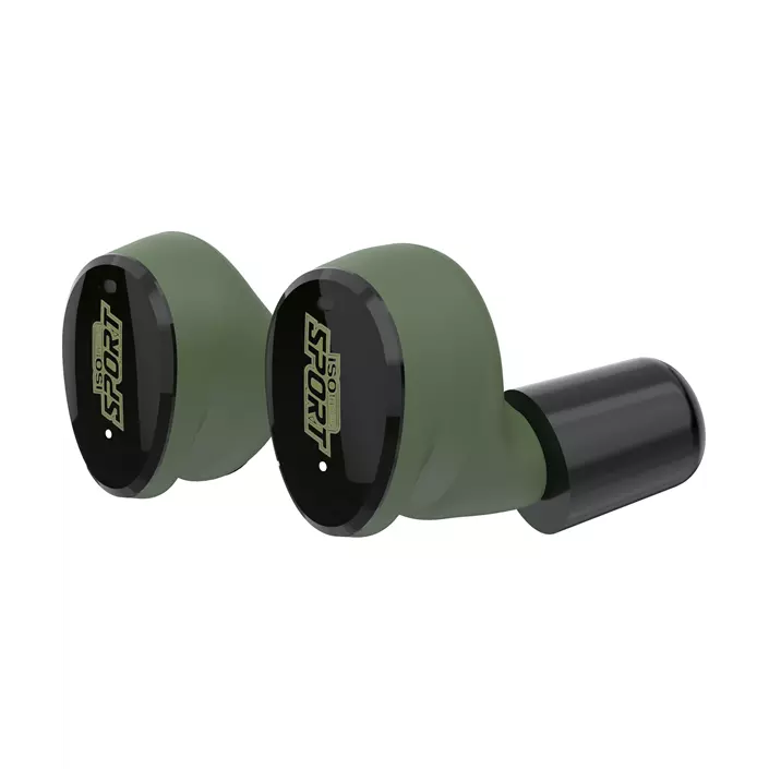 ISOtunes Free Sport Calibre høreværn med Bluetooth, Sort/Grøn, Sort/Grøn, large image number 0