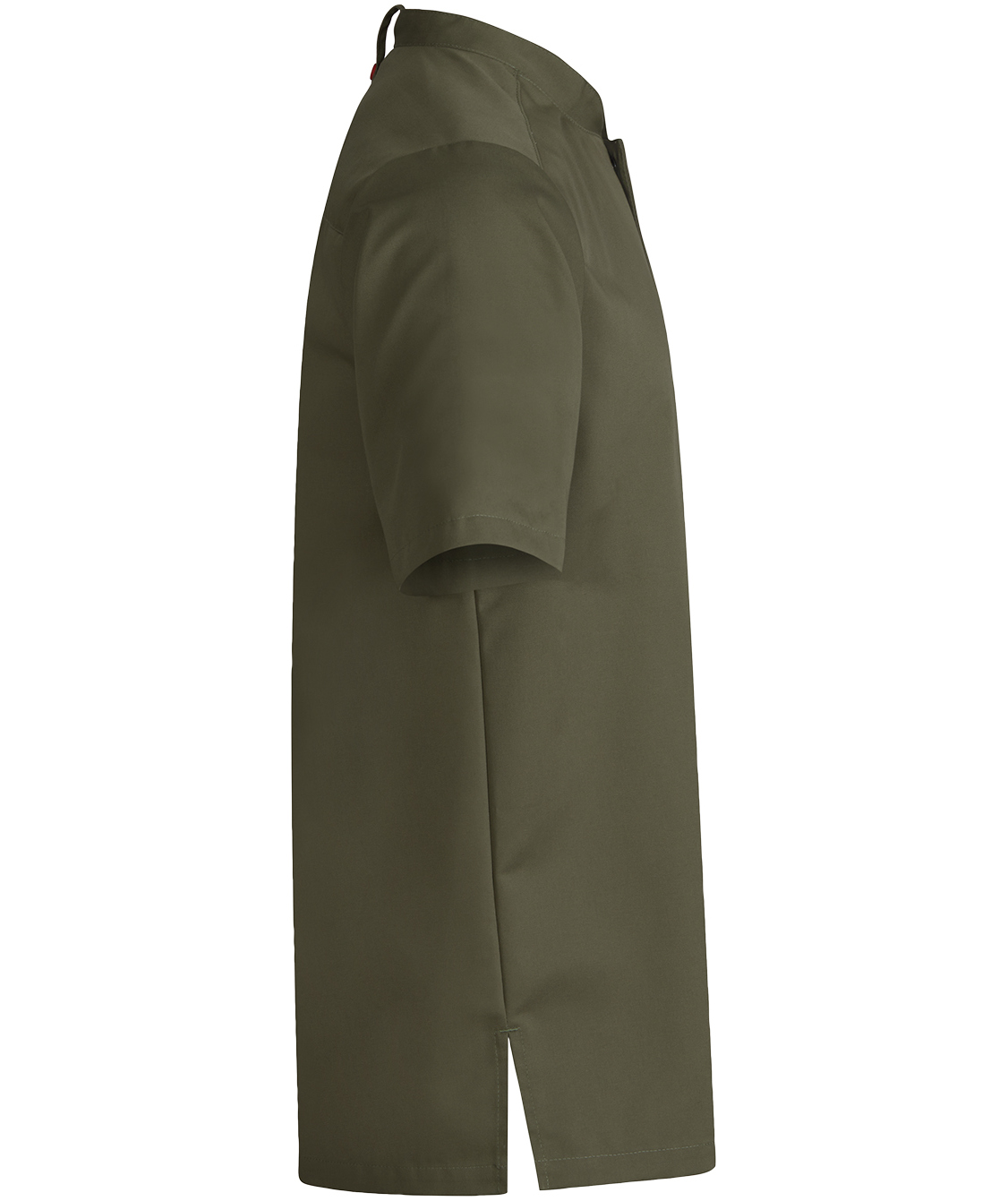 Segers 1097 kort&aelig;rmet kokkeskjorte, Olive green, large image number 2