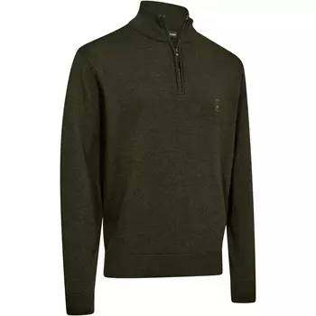 Deerhunter Harrington half zip striktrøje med merinould