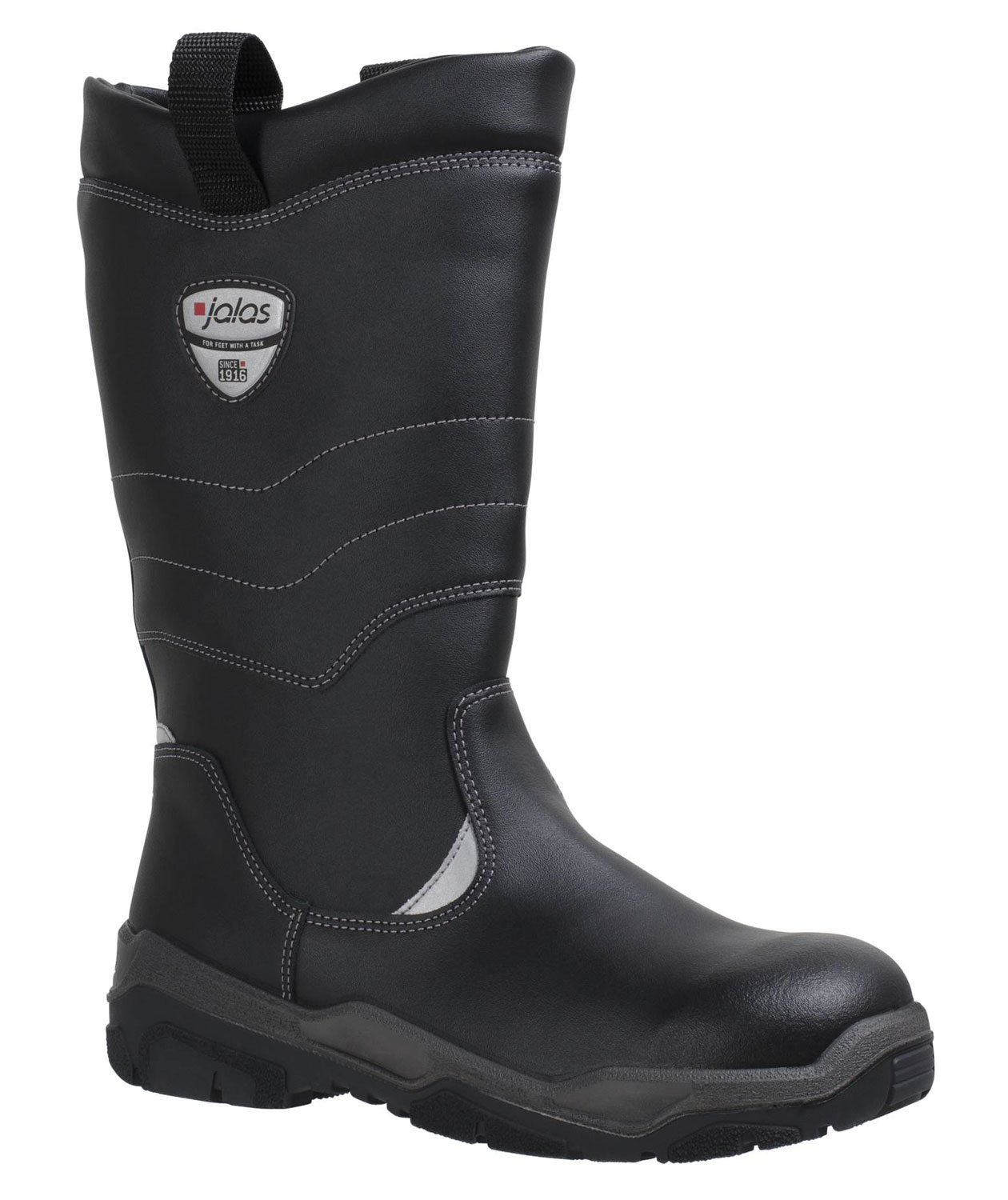 Jalas 1822 winter work boots O2, Black, large image number 2