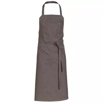 Nybo Workwear bib apron with pocket, Grey