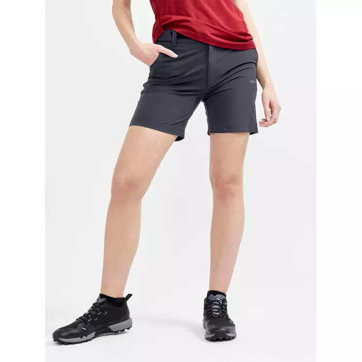 Craft ADV Explore Tech dame shorts, Asphalt, large image number 2