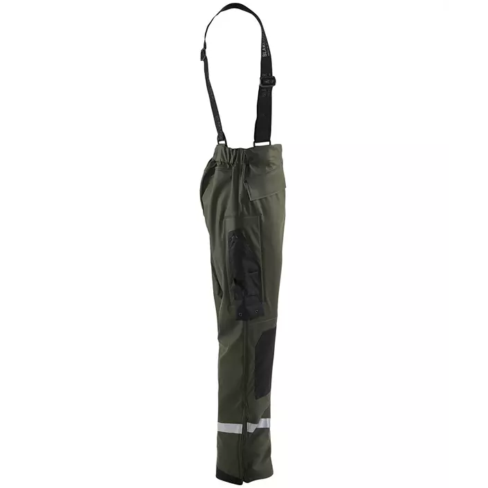 Blåkläder Waterproof Trousers Level 2, Army Green, large image number 1