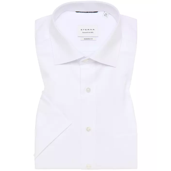 Eterna Cover Modern fit kortärmad skjorta, White, large image number 4