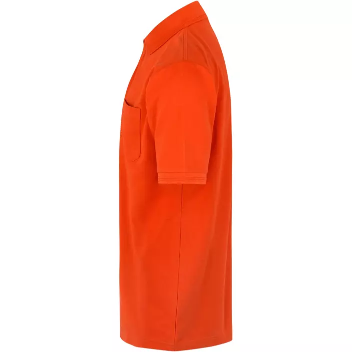 ID PRO Wear Polo shirt with chest pocket, Orange, large image number 2