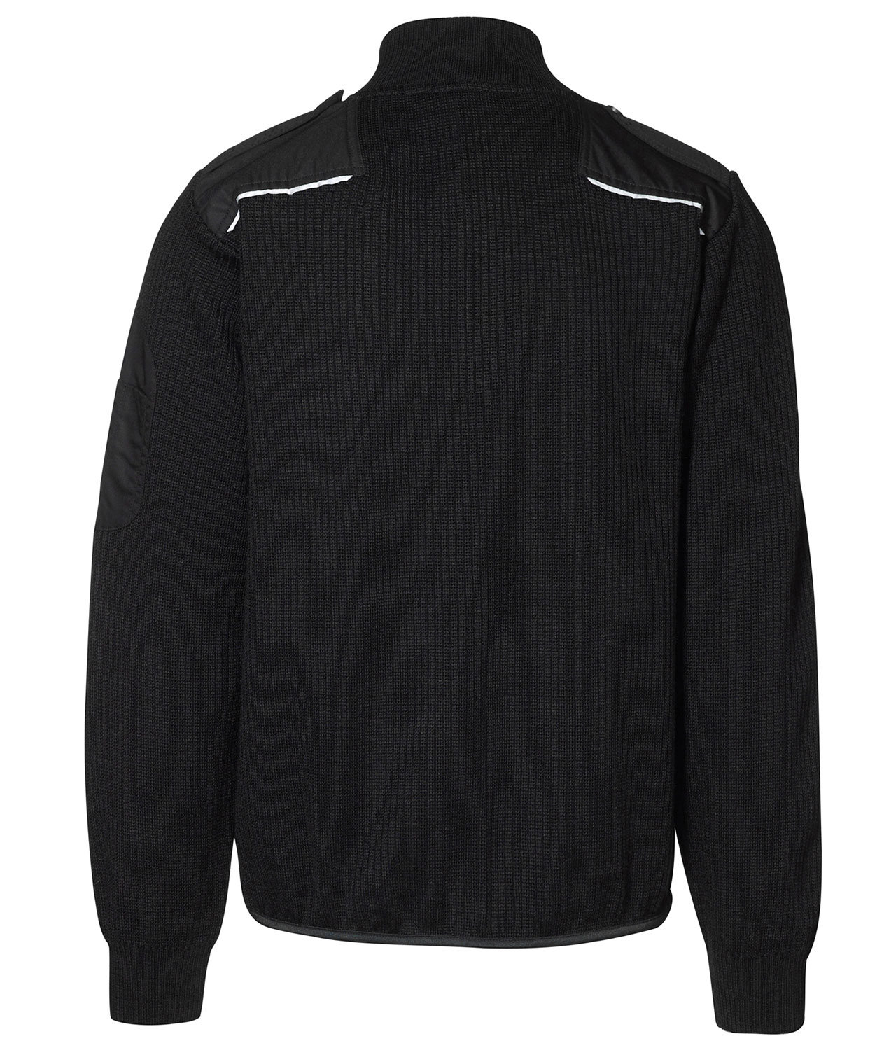 ID Uniform knit sweater with zipper, Black, large image number 2