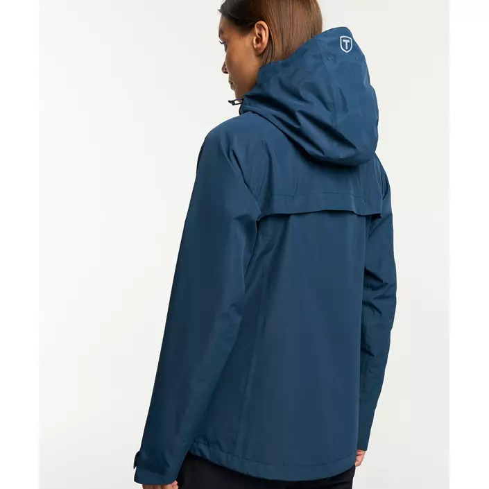 Tenson Westing dame regnjakke, Mørkeblå, large image number 5