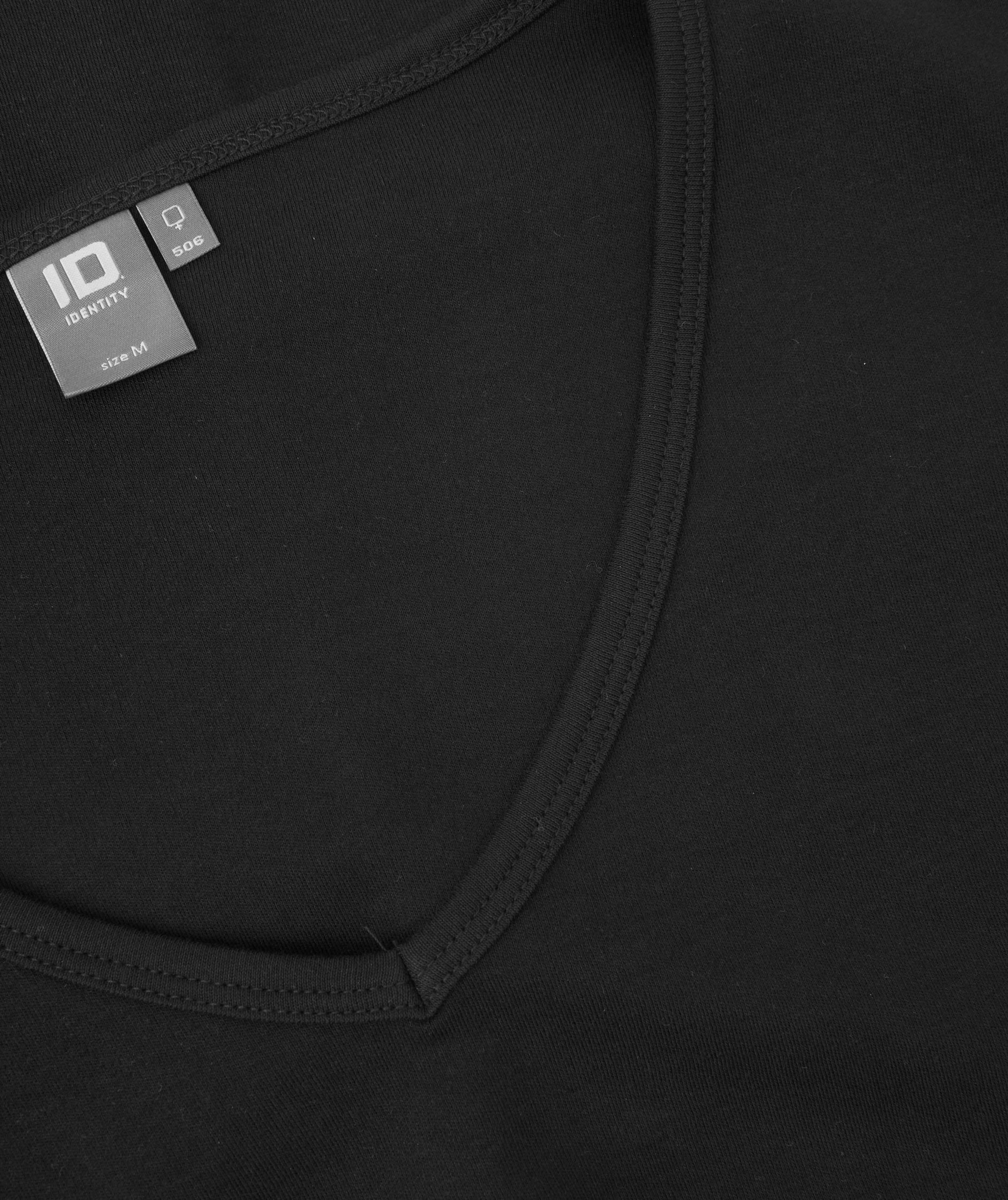ID Interlock Damen T-Shirt, Schwarz, large image number 3