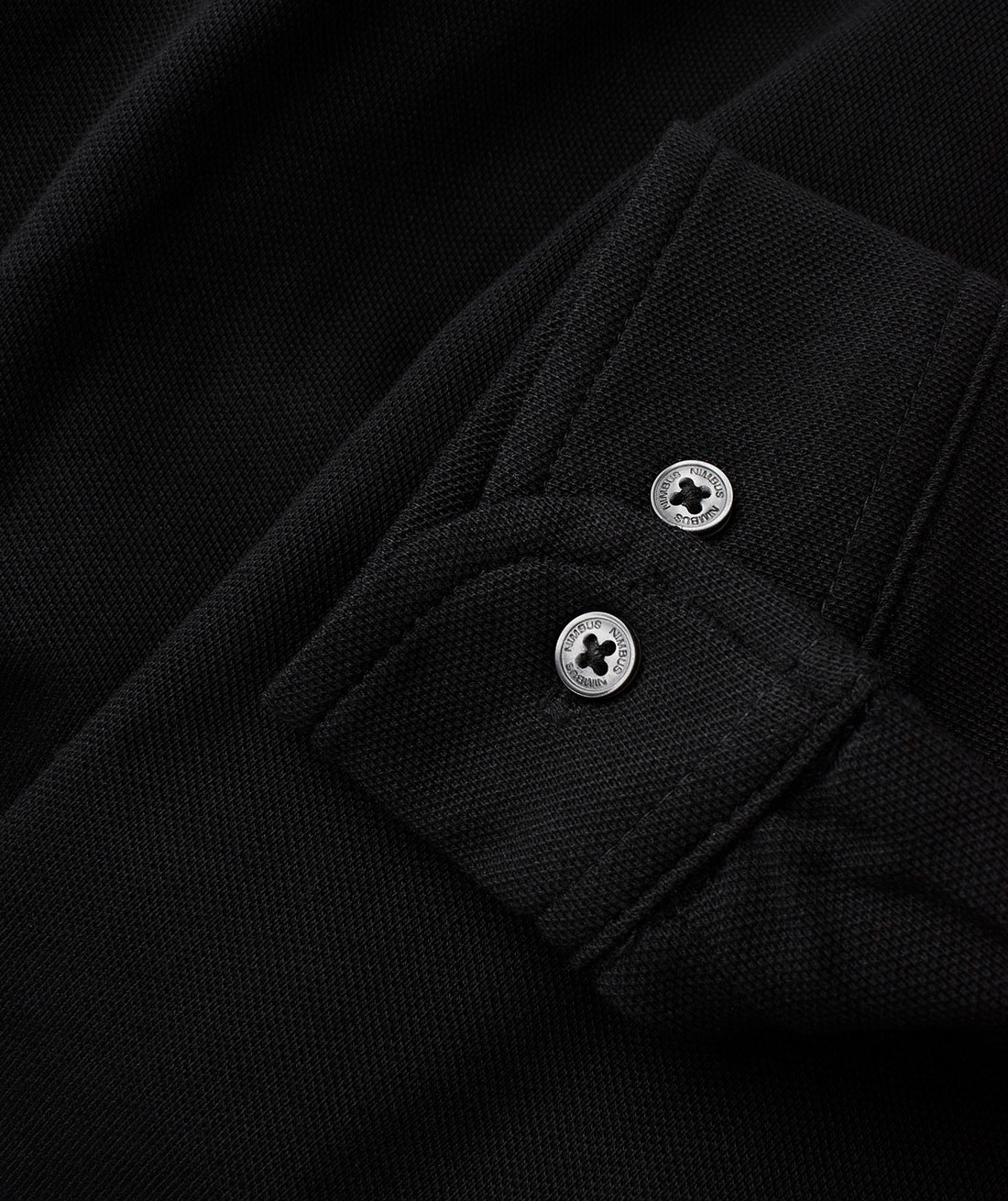 Nimbus Carlington long-sleeved women's polo shirt, Black, large image number 4