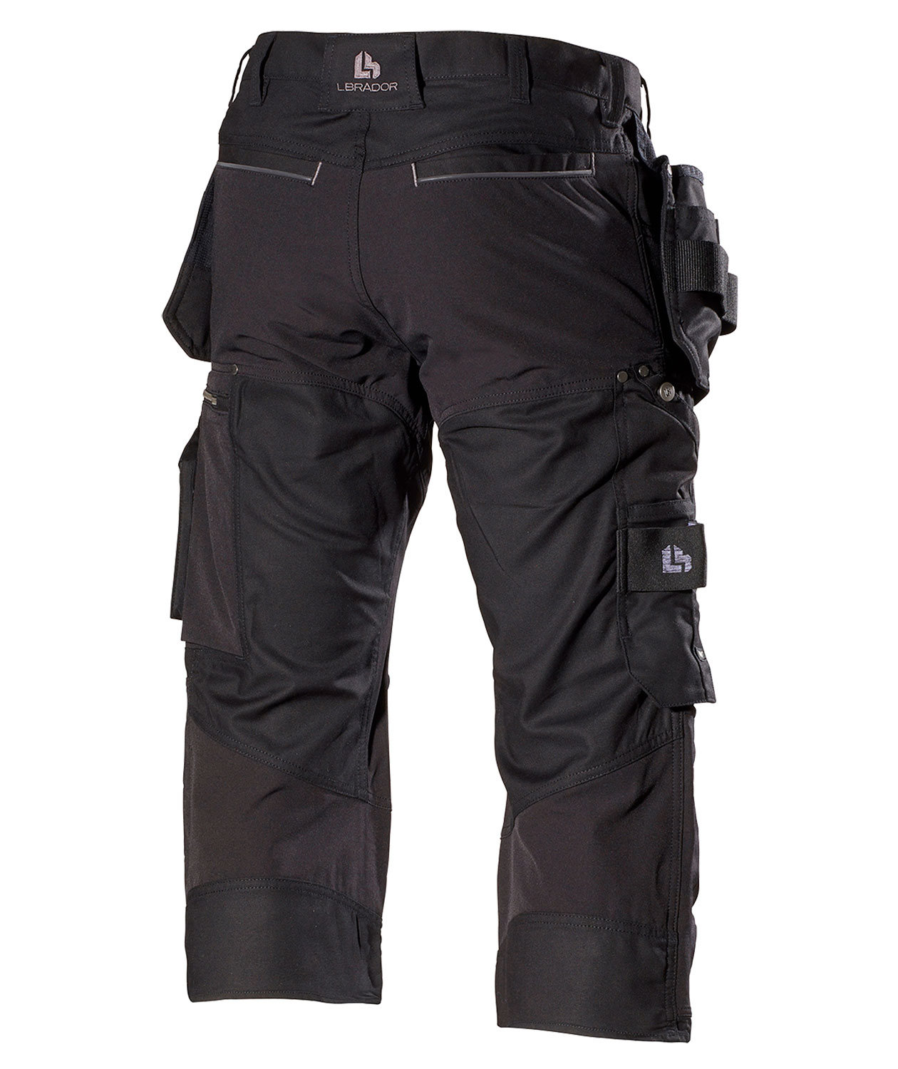 L.Brador 1570PB hantverkspiratbyxa, Svart