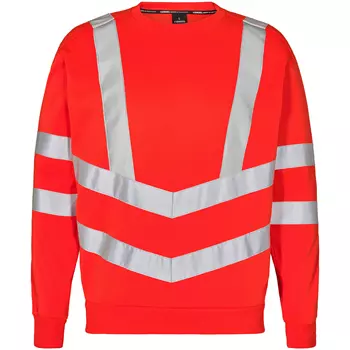 Engel Safety Sweatshirt, Hi-Vis Rot